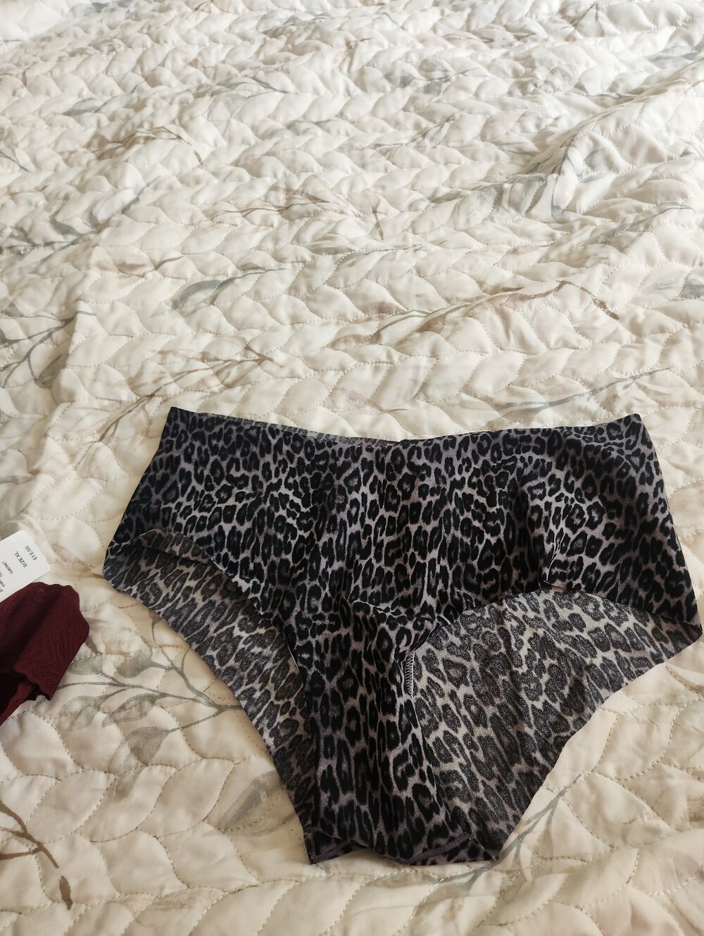 Victoria's Secret Leopard Print High-Waist Hipster Panty - Black/Grey